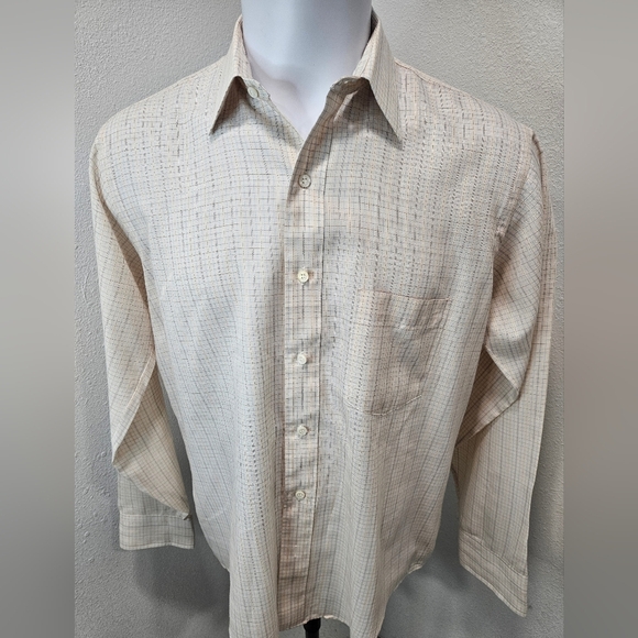 Arrow Kent men's button long-sleeve 16.5 - Picture 1 of 7